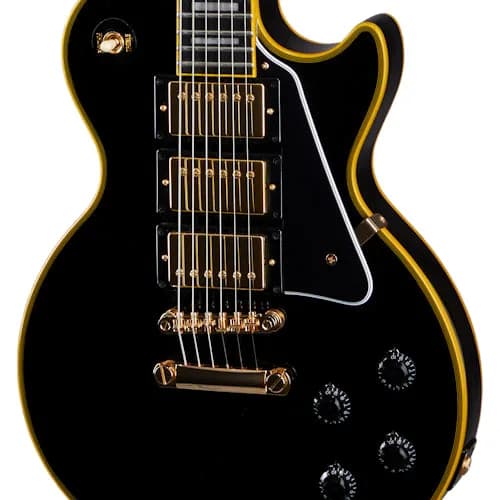 Epiphone Joe Bonamassa Black Beauty Les Paul Custom Outfit, Ebony — photo 4