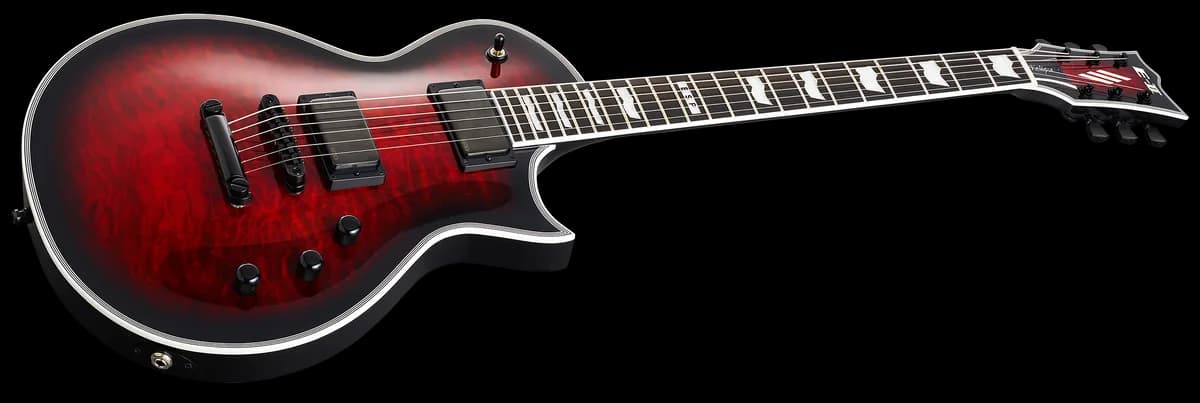 ESP E-II Eclipse SEE THRU BLACK CHERRY SUNBURST — photo 5