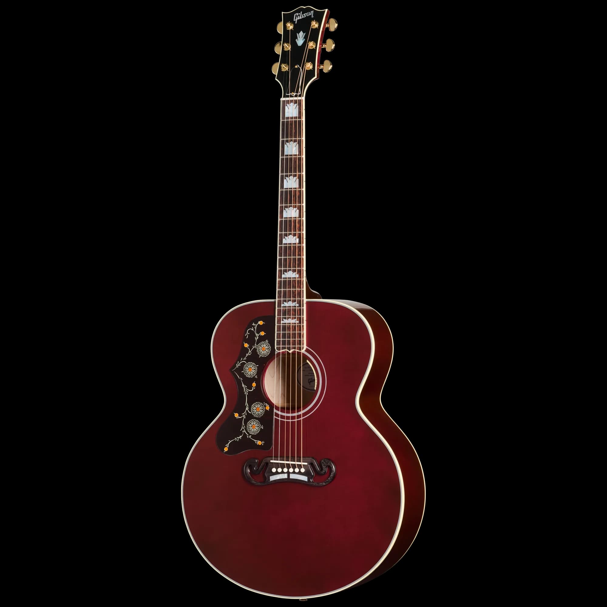 Gibson SJ-200 Standard, Left-Handed, Wine Red — photo 3