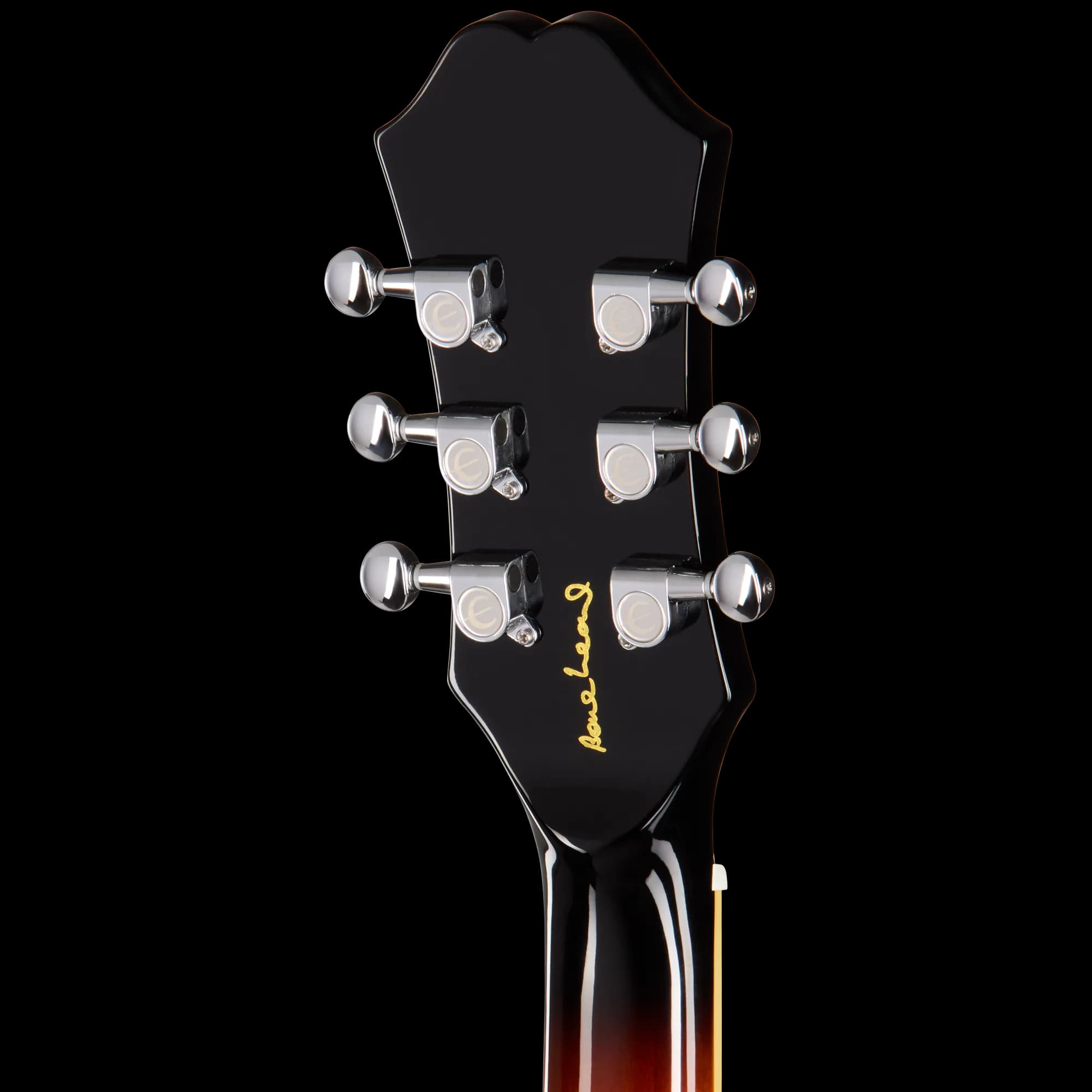 Epiphone Bonehead Riviera, Left-Handed, Dark Tobacco Sunburst — photo 6