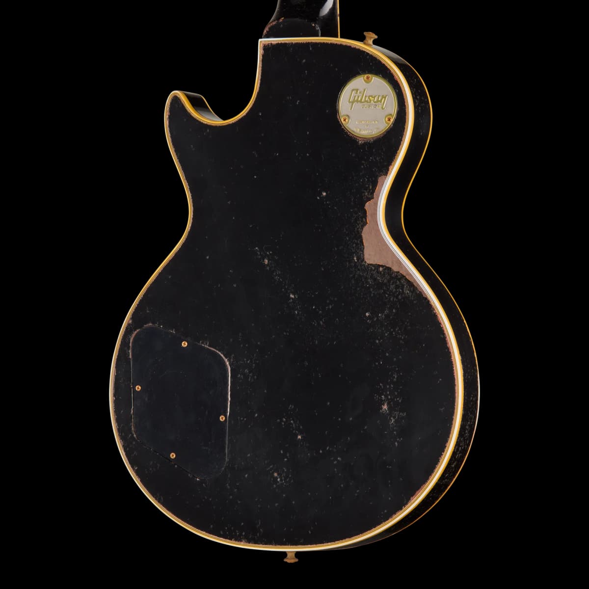 Gibson LE 1954 Les Paul Custom Reissue with Humbucker, Heavy Aged, Ebony — photo 2