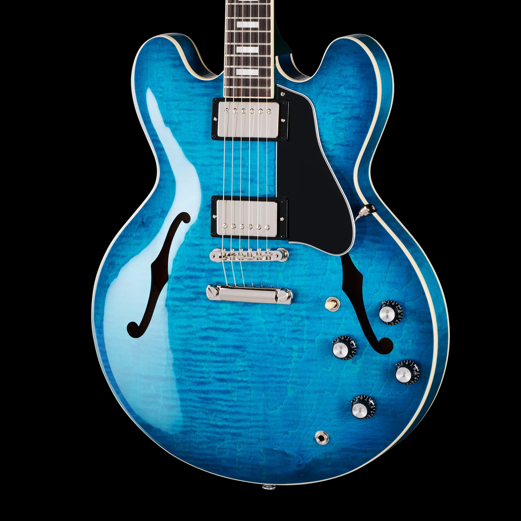 Gibson ES-335  Figured Custom Color, Ocean Water Perimeter, Exclusive