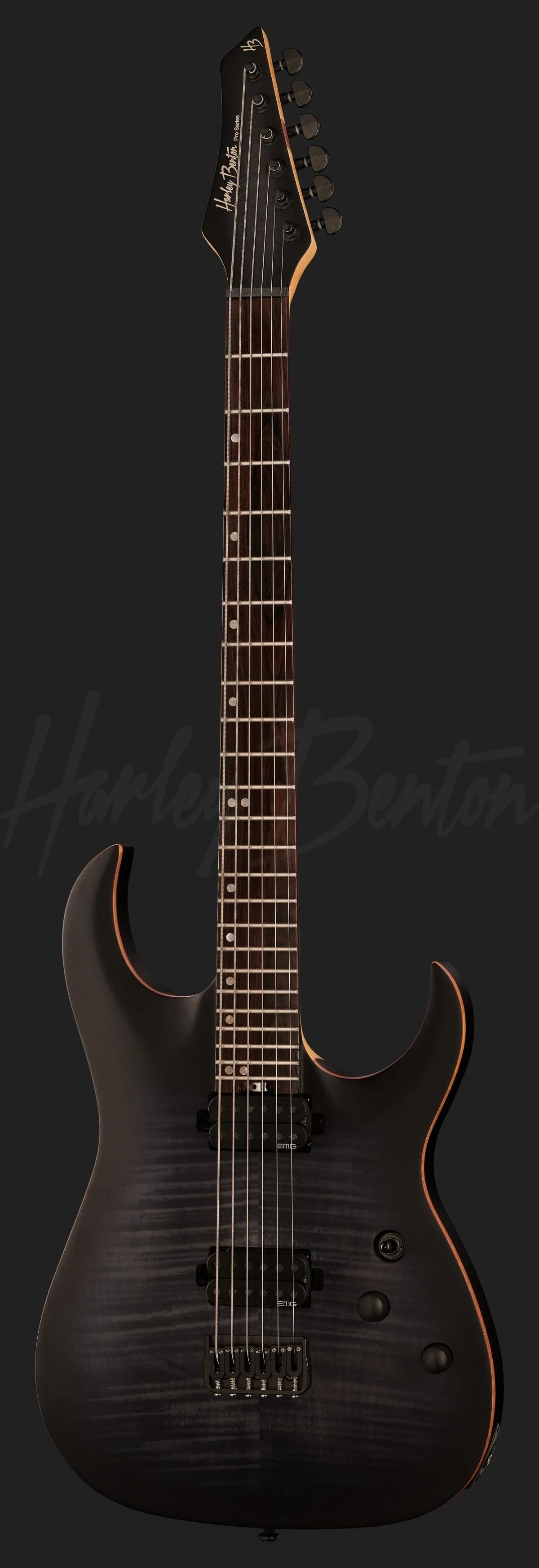 Harley Benton Amarok-BT BKNT Flame Burst — photo 2