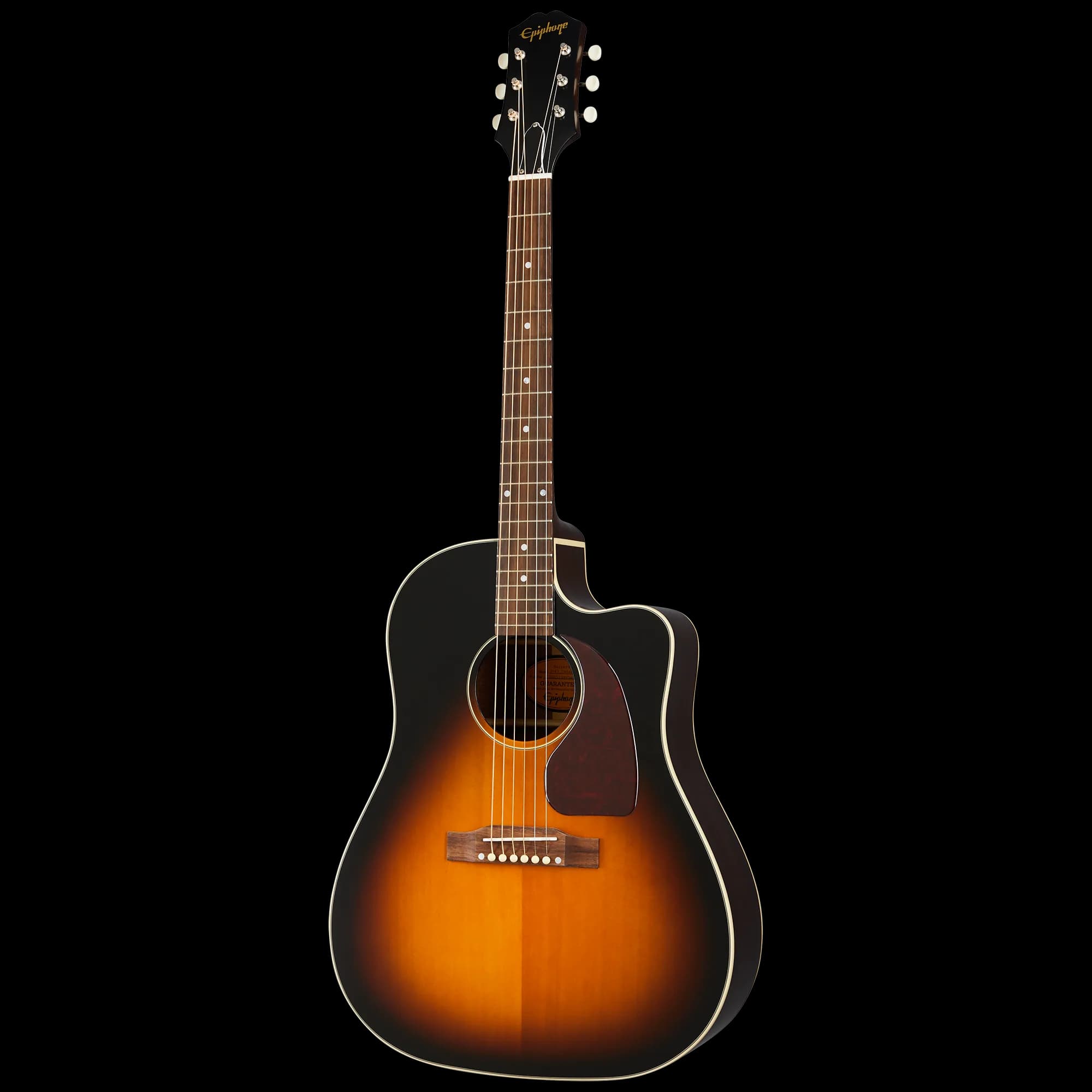 Epiphone J-45 EC, Aged Vintage Sunburst Gloss — photo 3