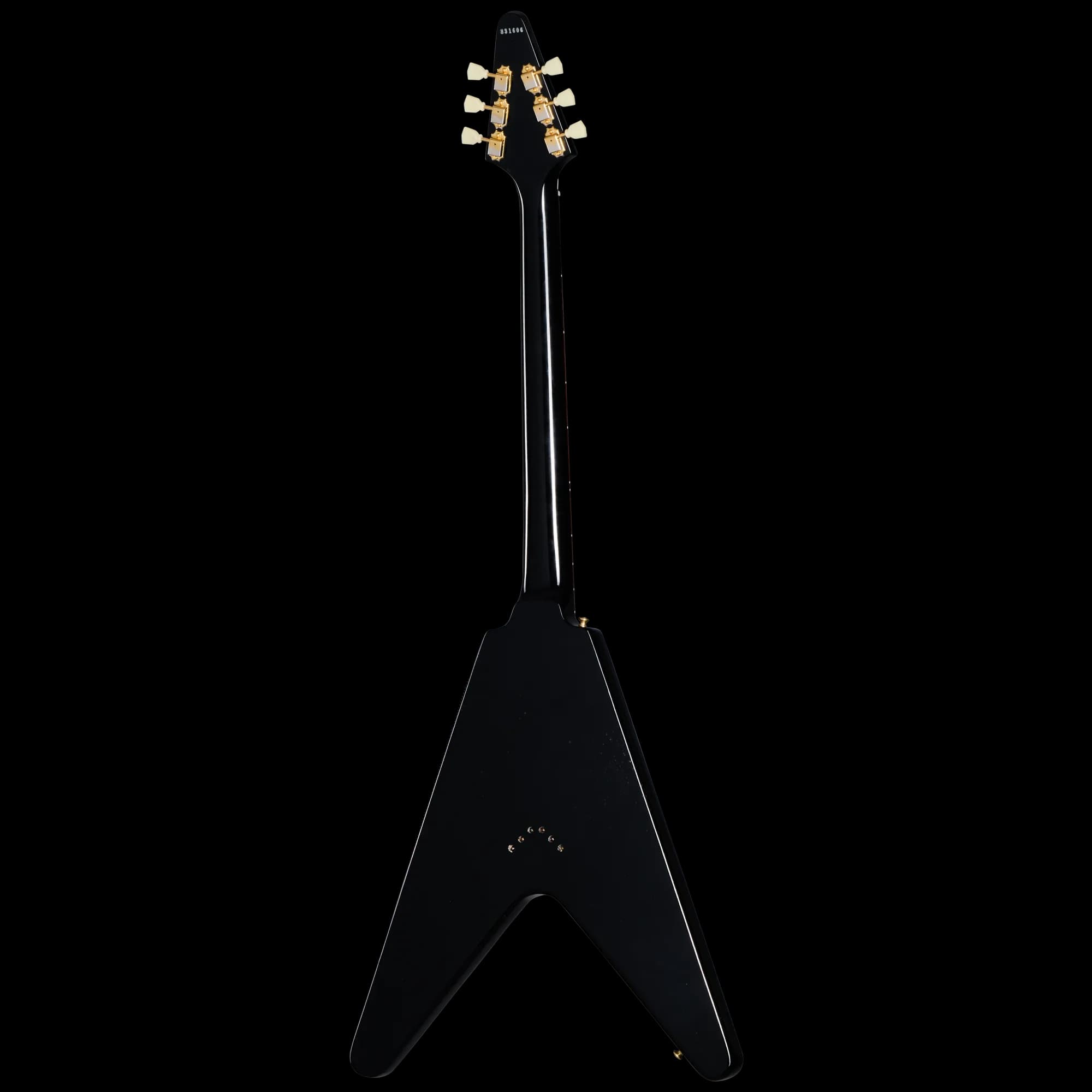 Gibson 1958 Korina Flying V Reissue, Light Aged, Ebony — photo 4