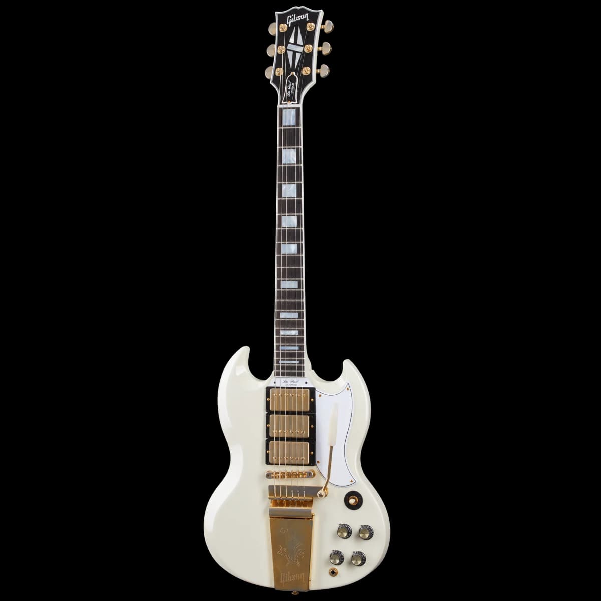 Gibson 1963 Les Paul SG Custom Reissue with Maestro, Ultra Light Aged, Classic White — photo 3