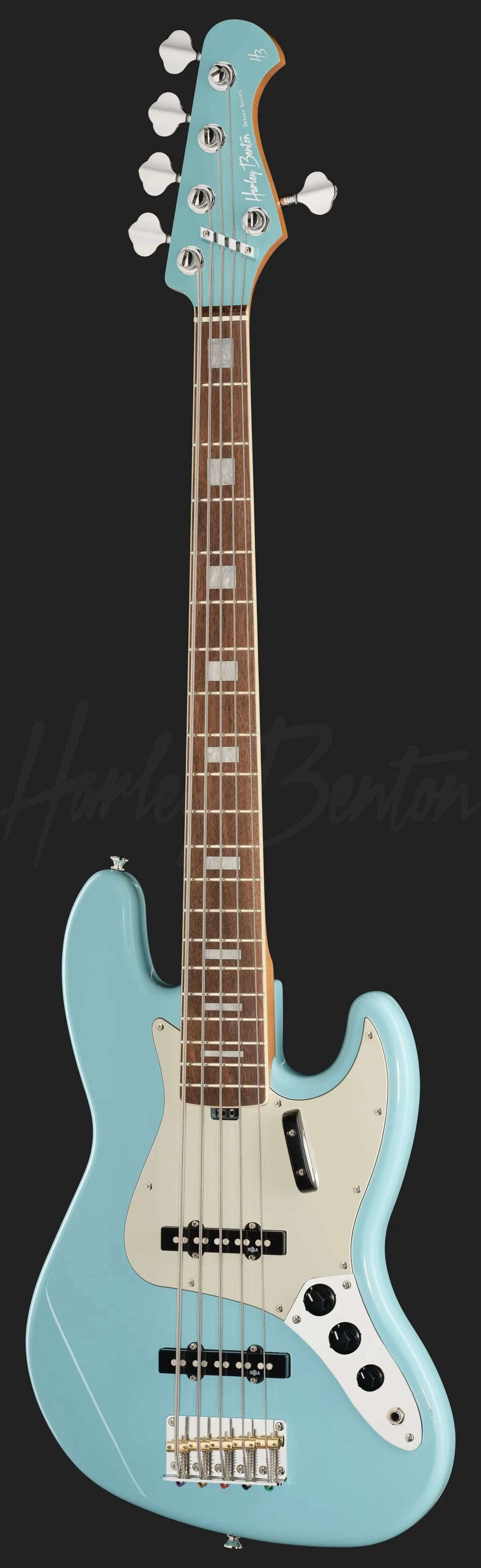 Harley Benton MV-5JB Daphne Blue — photo 2