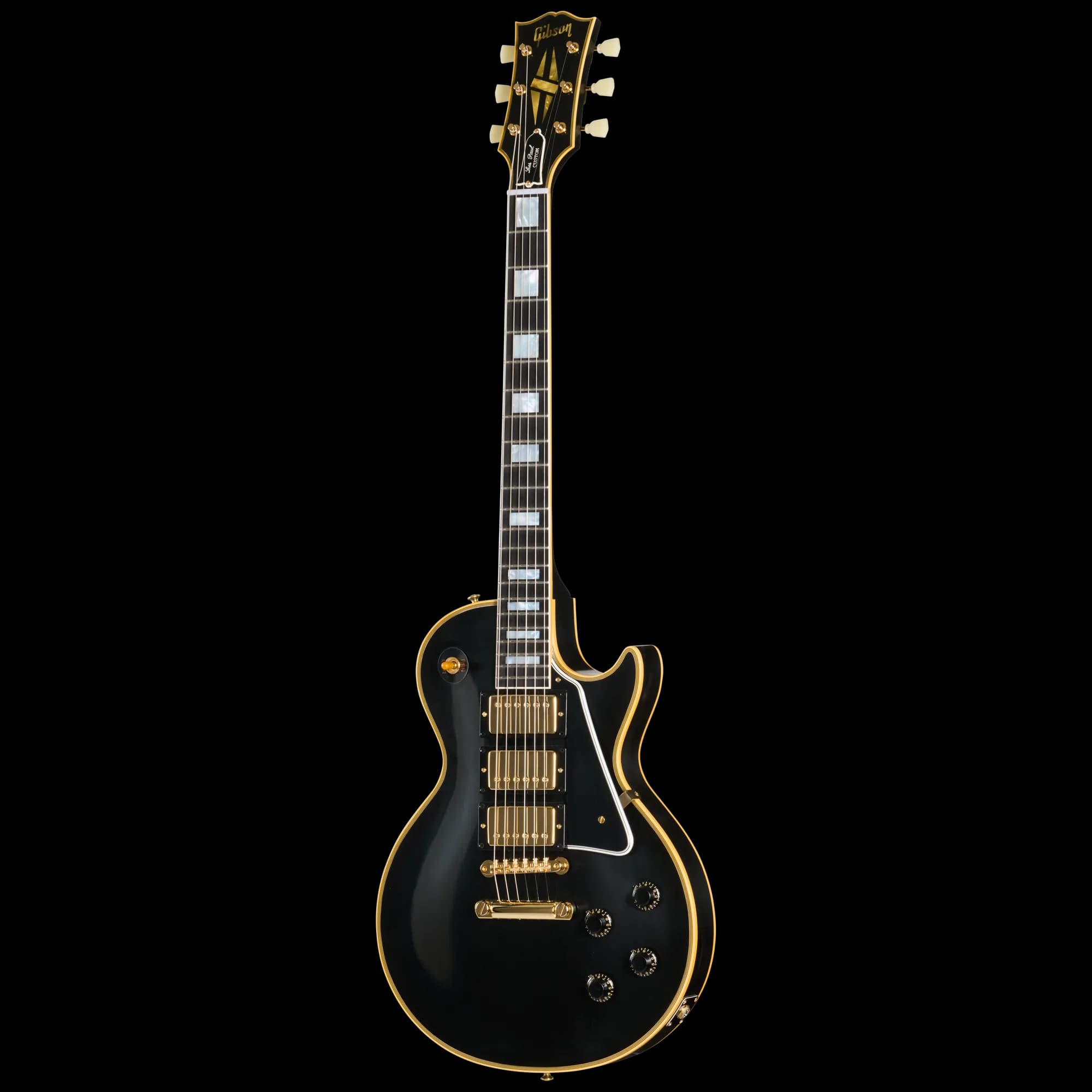 Gibson 1957 Les Paul Custom Reissue 3-Pickup, VOS, Ebony — photo 3
