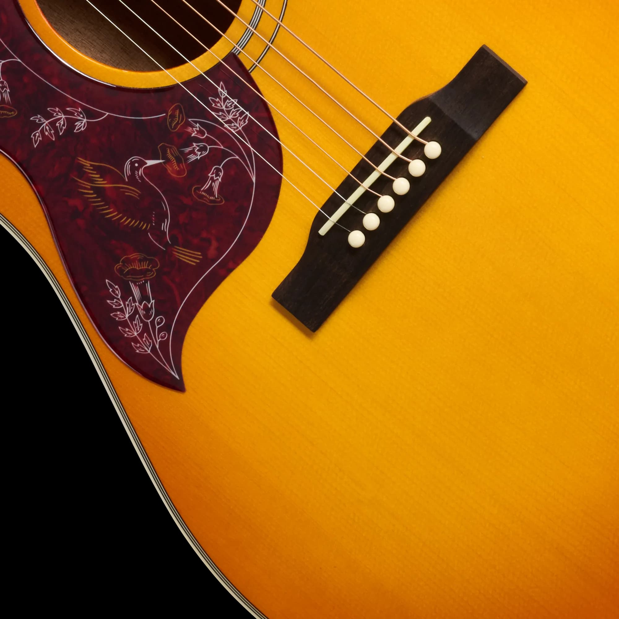 Epiphone Hummingbird Studio, Left-Handed, Heritage Cherry Sunburst — photo 7