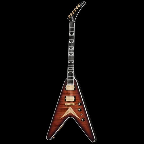 Gibson Dave Mustaine Flying V EXP Limited Edition, Red Amber Burst