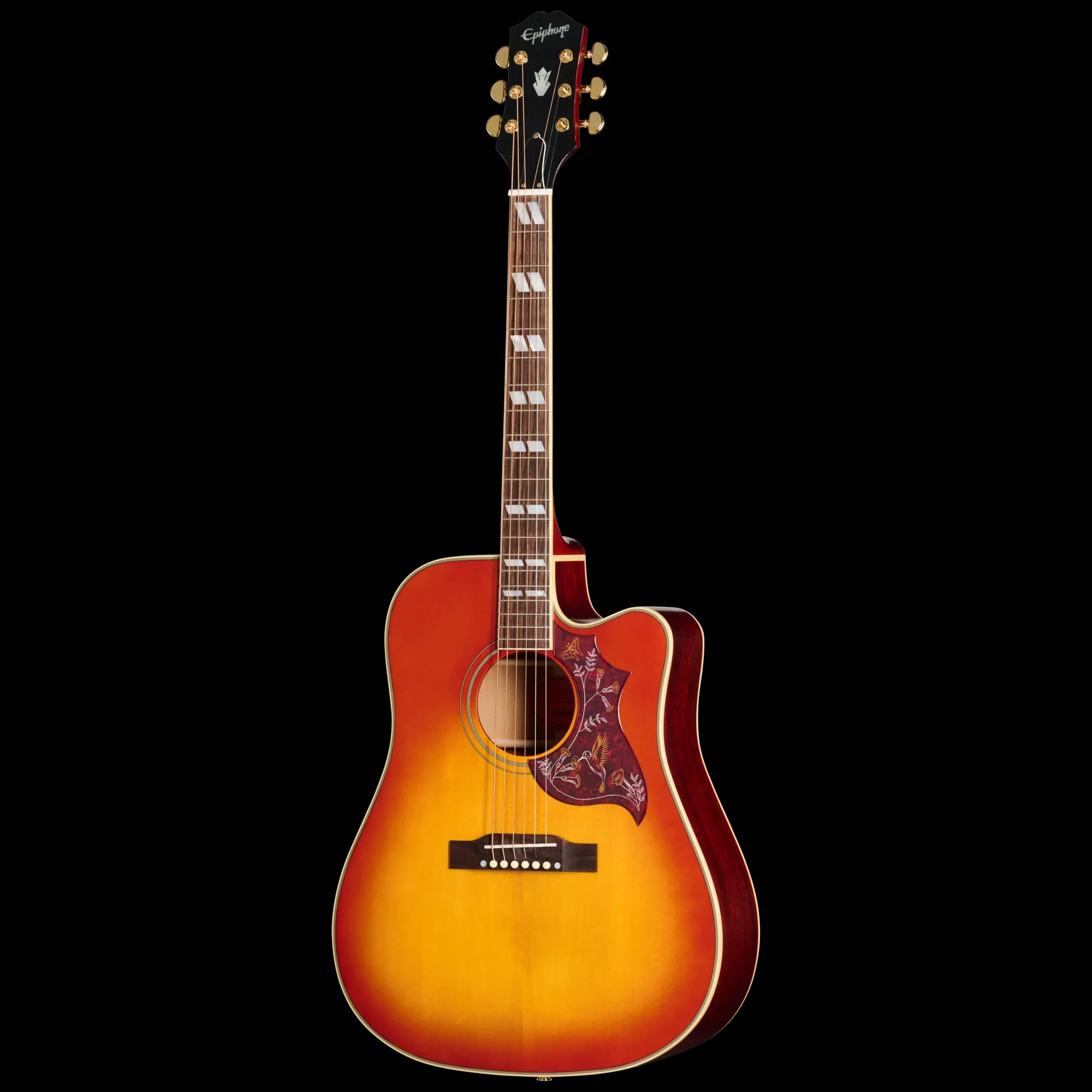 Epiphone Hummingbird Standard EC, Cherry Sunburst — photo 3