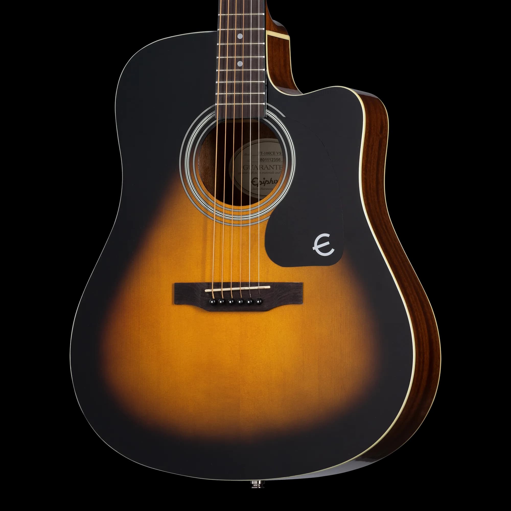 Epiphone FT-100CE, Vintage Sunburst