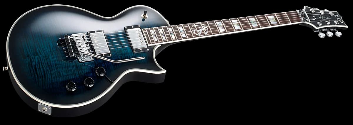 ESP Alex Skolnick Fr Black Aqua Sunburst — photo 3