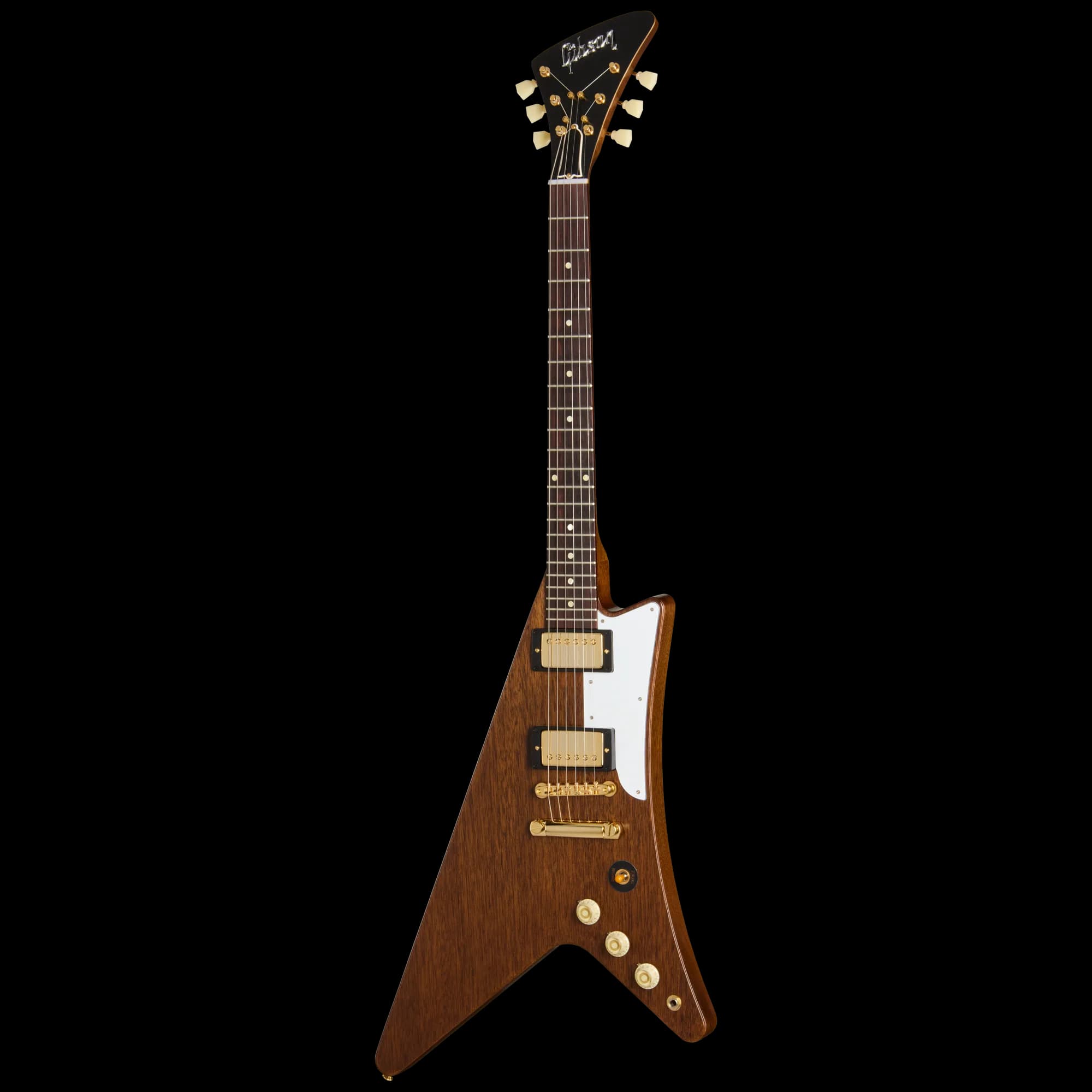 Gibson 1957 Mahogany Moderne Reissue, VOS, Antique Natural — photo 2