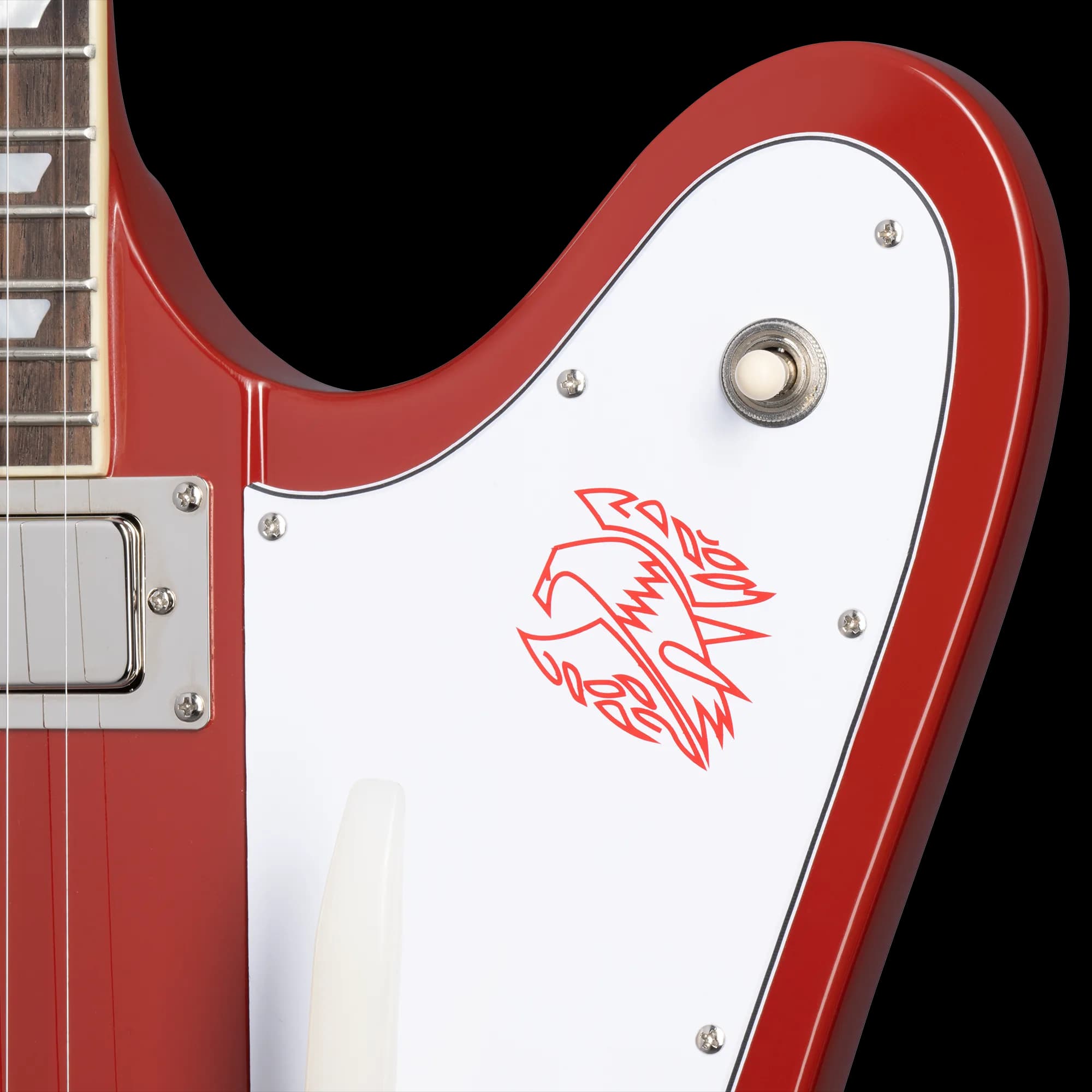 Epiphone IGC 1963 Firebird V, Ember Red — photo 8