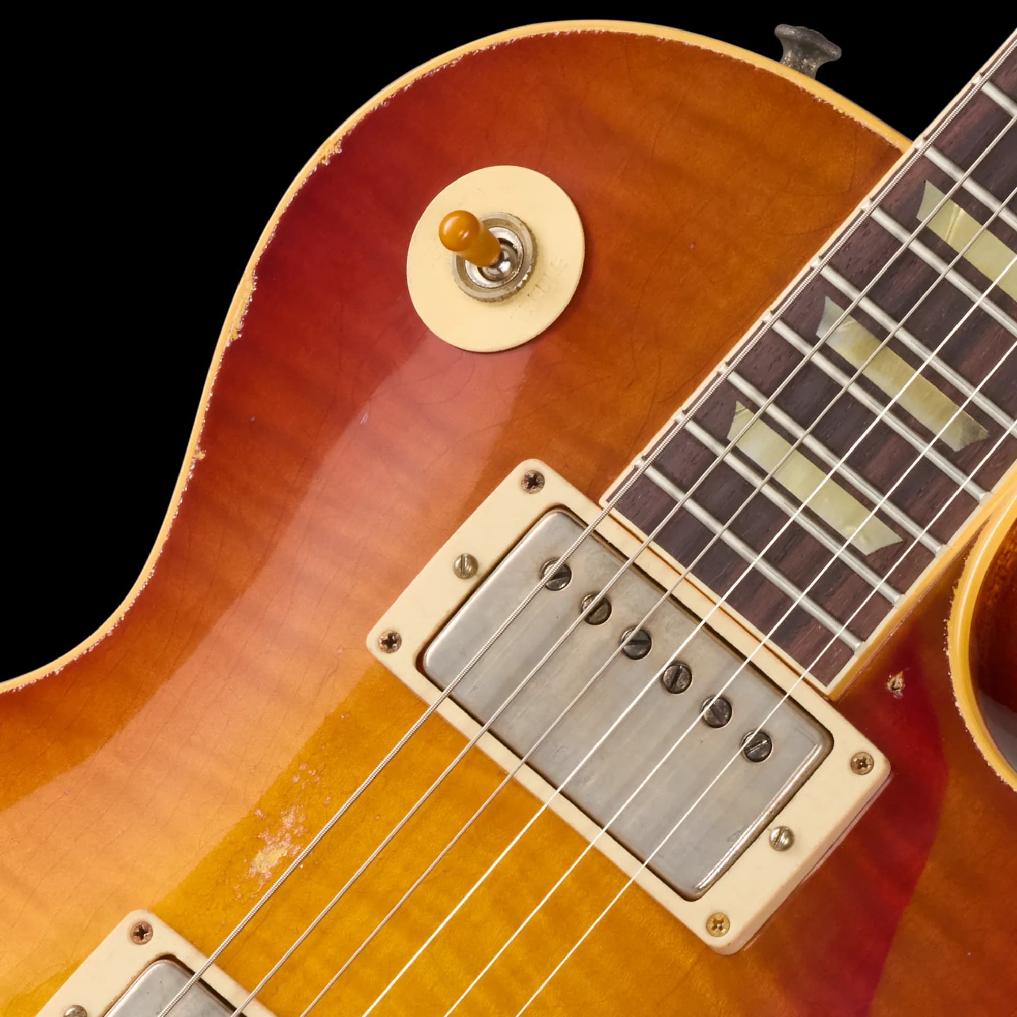Gibson LE 1959 Les Paul Standard Reissue, Heavy Aged, Molten Amber Burst — photo 5