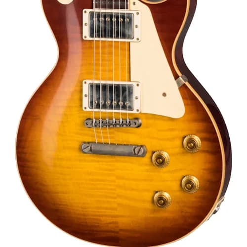 Gibson 60th Anniversary 1959 Les Paul Standard, Cherry Teaburst (Brown/Pink Lifton Reissue 5-Latch Case Included) — photo 4