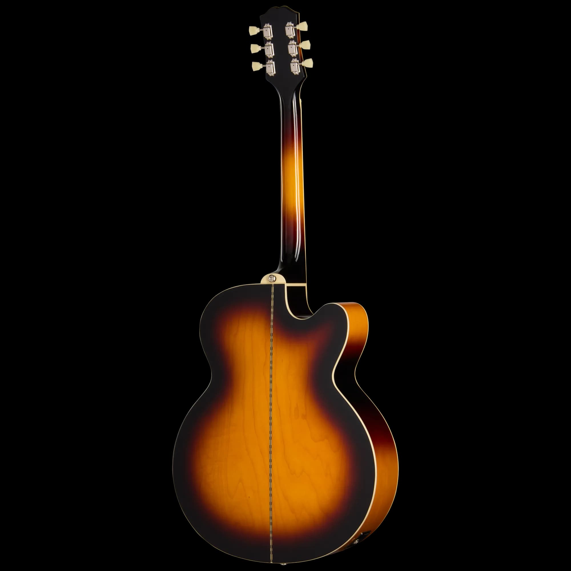 Epiphone J-200 Studio EC, Left-Handed, Vintage Sunburst — photo 4