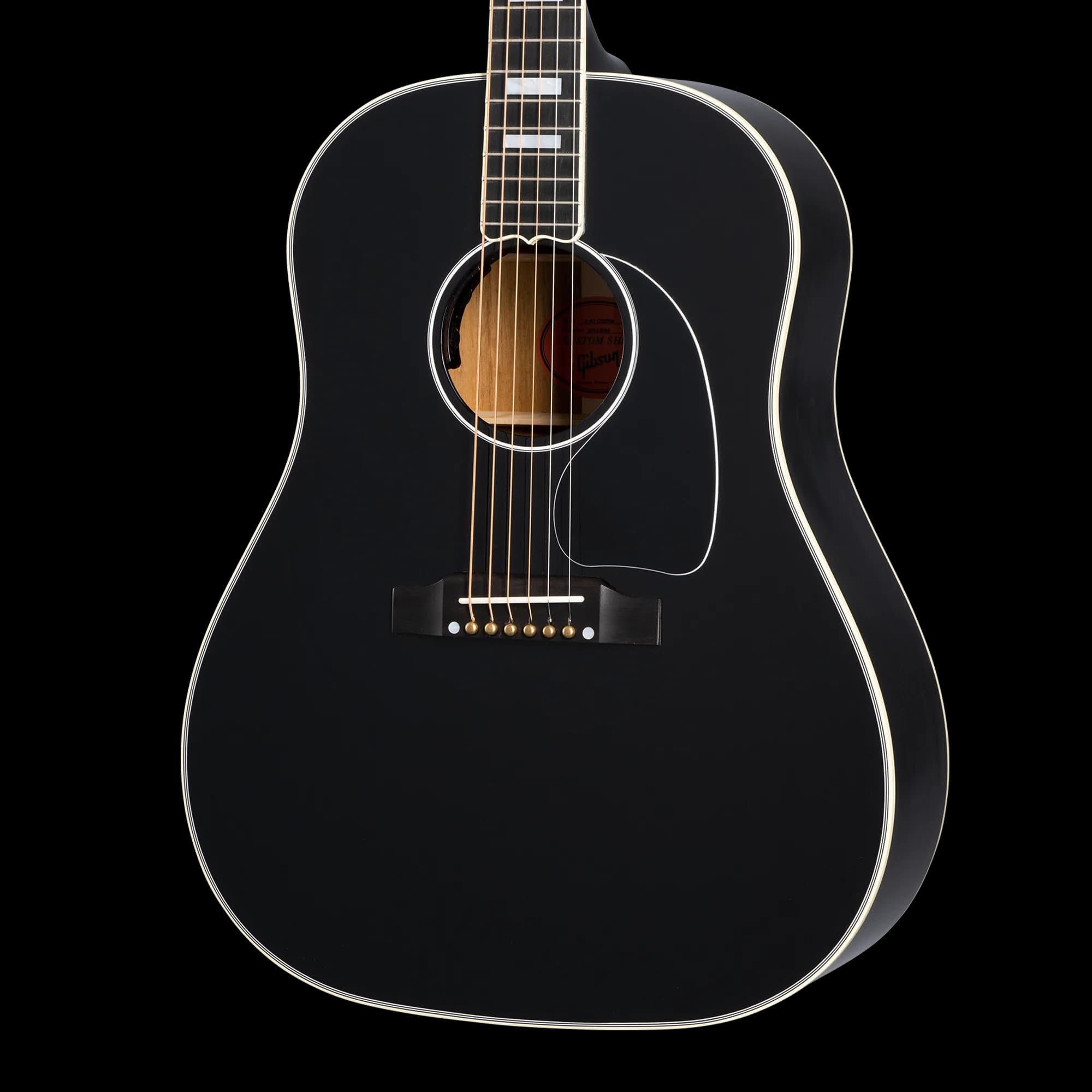 Gibson J-45 Custom, Ebony
