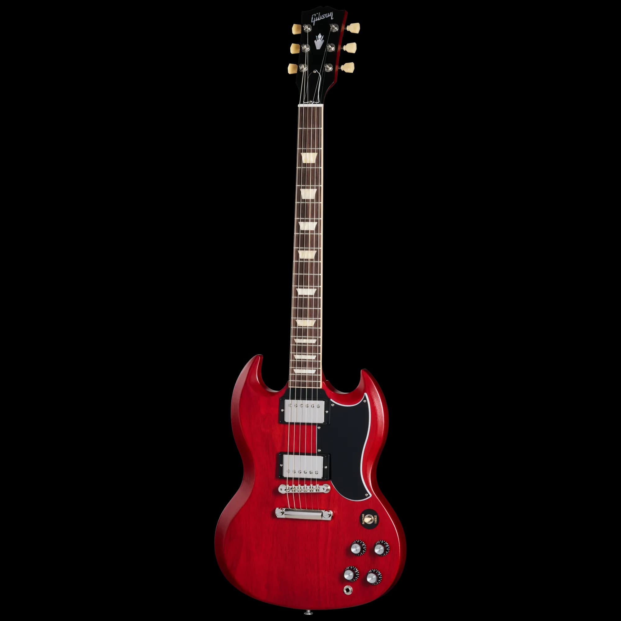 Gibson SG Standard '61 Faded with '57 Classic Underwound, Vintage Cherry Satin, Exclusive — photo 3