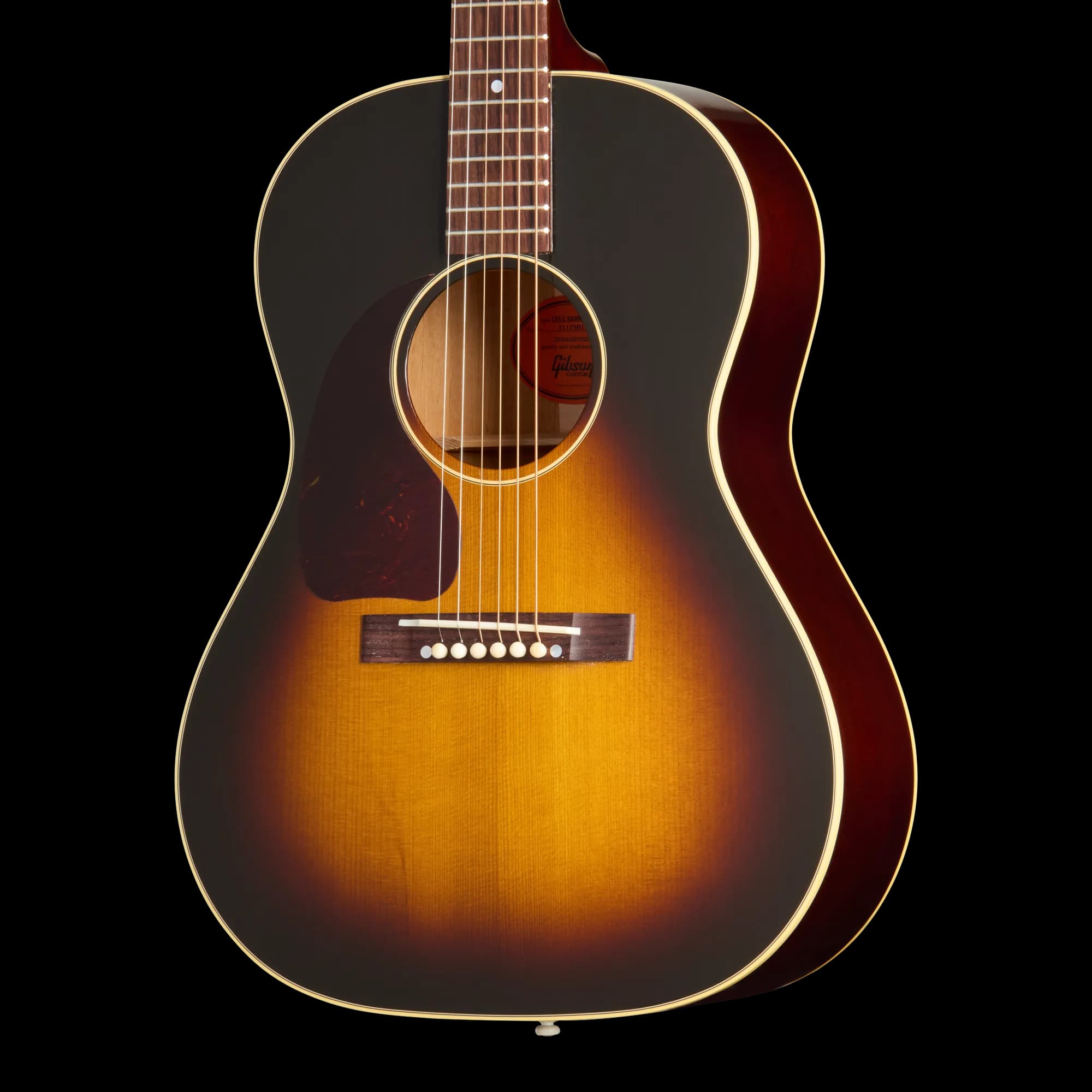 Gibson 1942 Banner LG-2 Reissue, Left-Handed, Vintage Sunburst