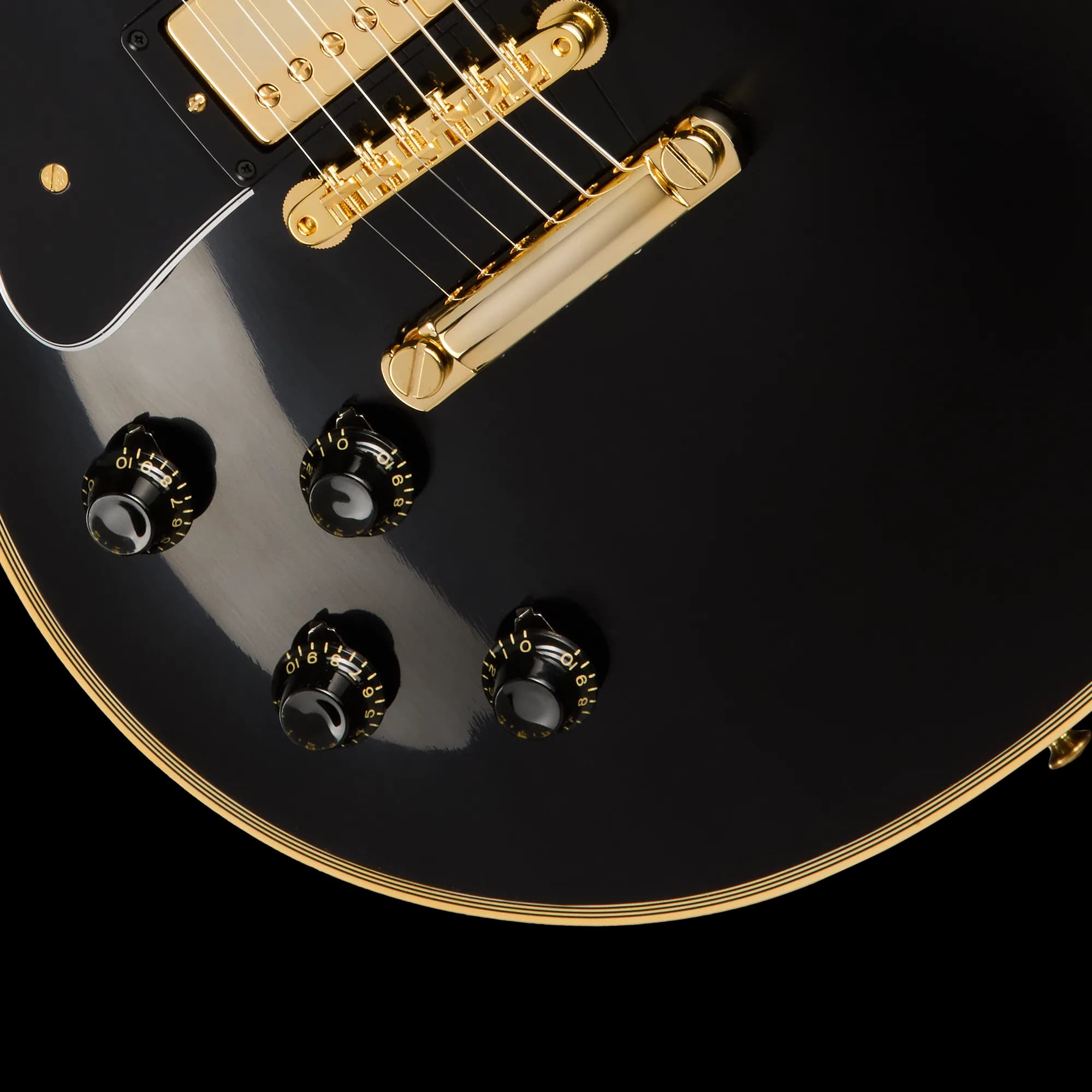 Gibson 1957 Les Paul Custom Reissue 2-Pickup, Left-Handed, VOS, Ebony — photo 8