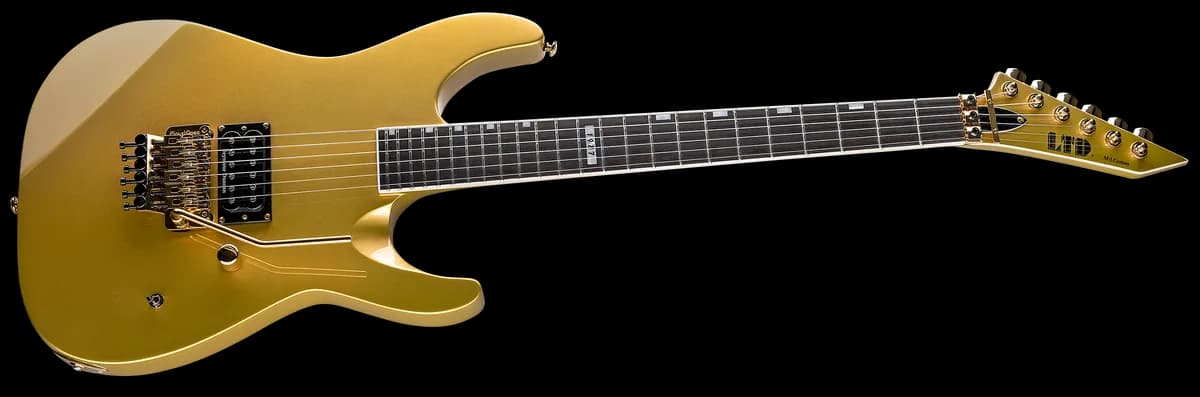 ESP M-1 Custom '87 METALLIC GOLD — photo 3