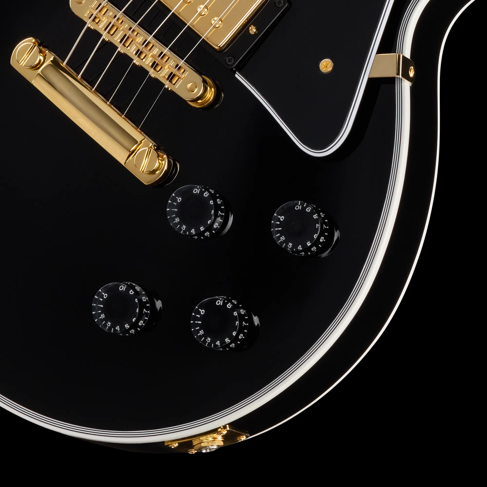 Gibson Les Paul Custom Long Scale, Ebony — photo 8