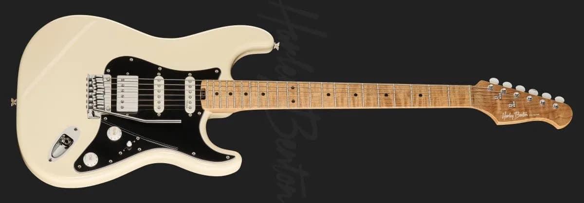 Harley Benton ST-Modern Plus MN HSS Olympic White — photo 2