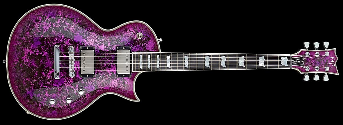 ESP Eclipse Custom Purple Peel