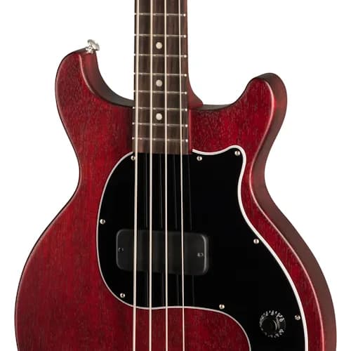 Gibson Les Paul Junior Tribute DC Bass, Left-Handed, Worn Cherry — photo 4