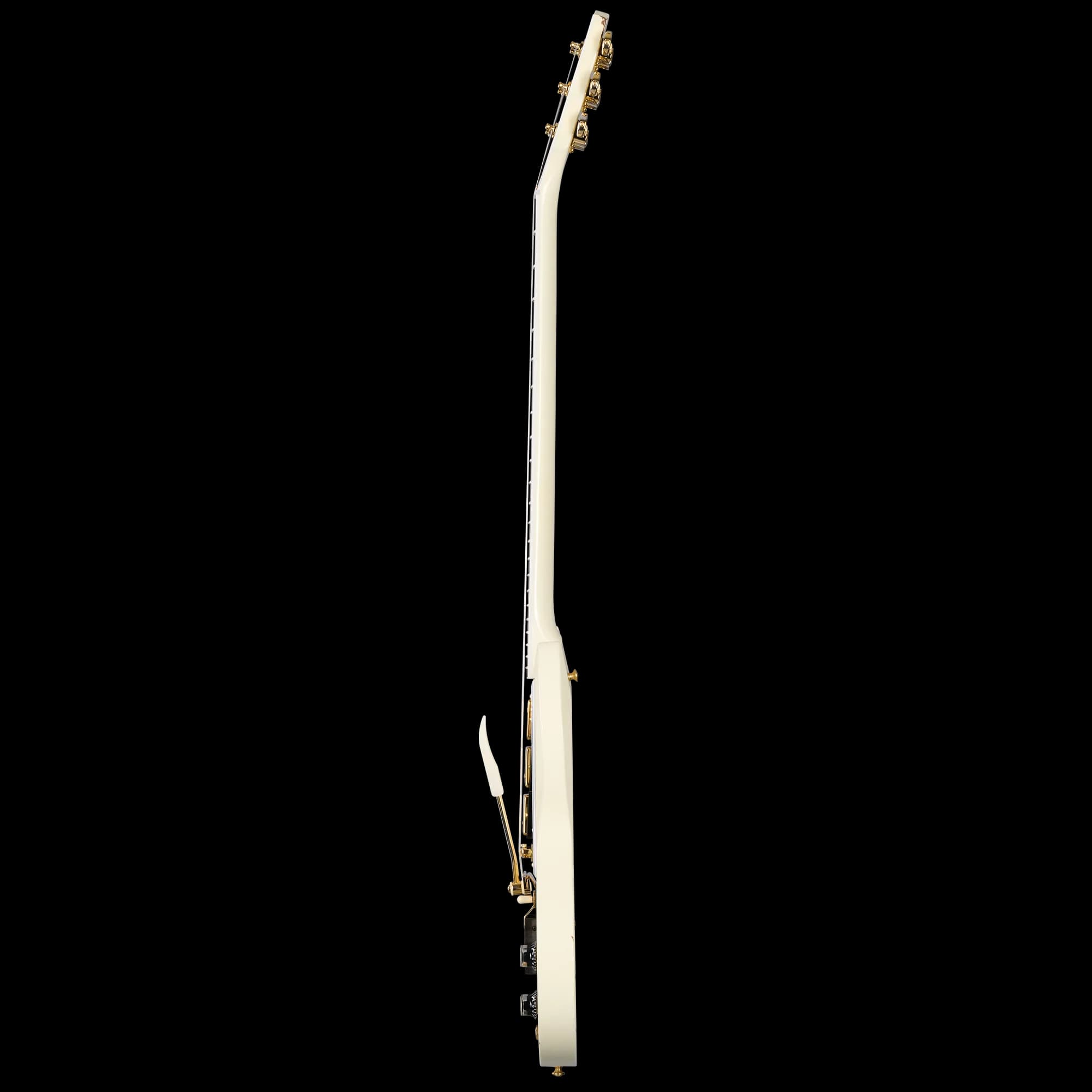 Gibson 1962 Les Paul SG Custom Reissue with Ebony Block, Light Aged, Vintage White, Exclusive — photo 7