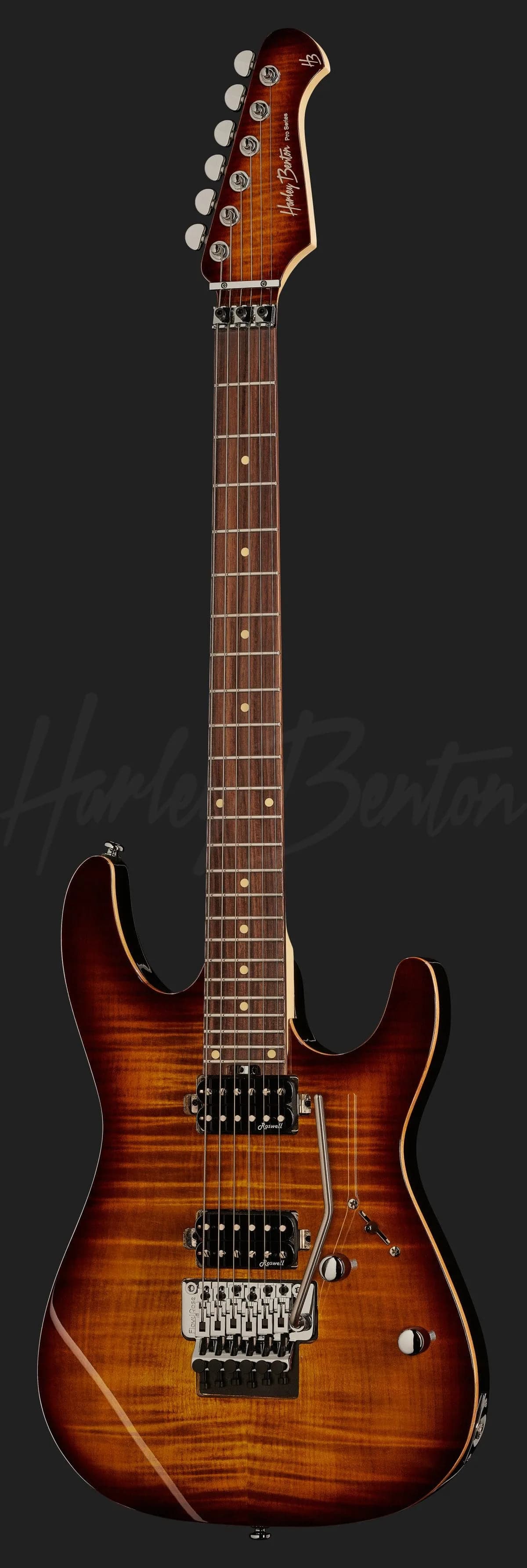 Harley Benton Fusion-III HH FR EB FBB — photo 2