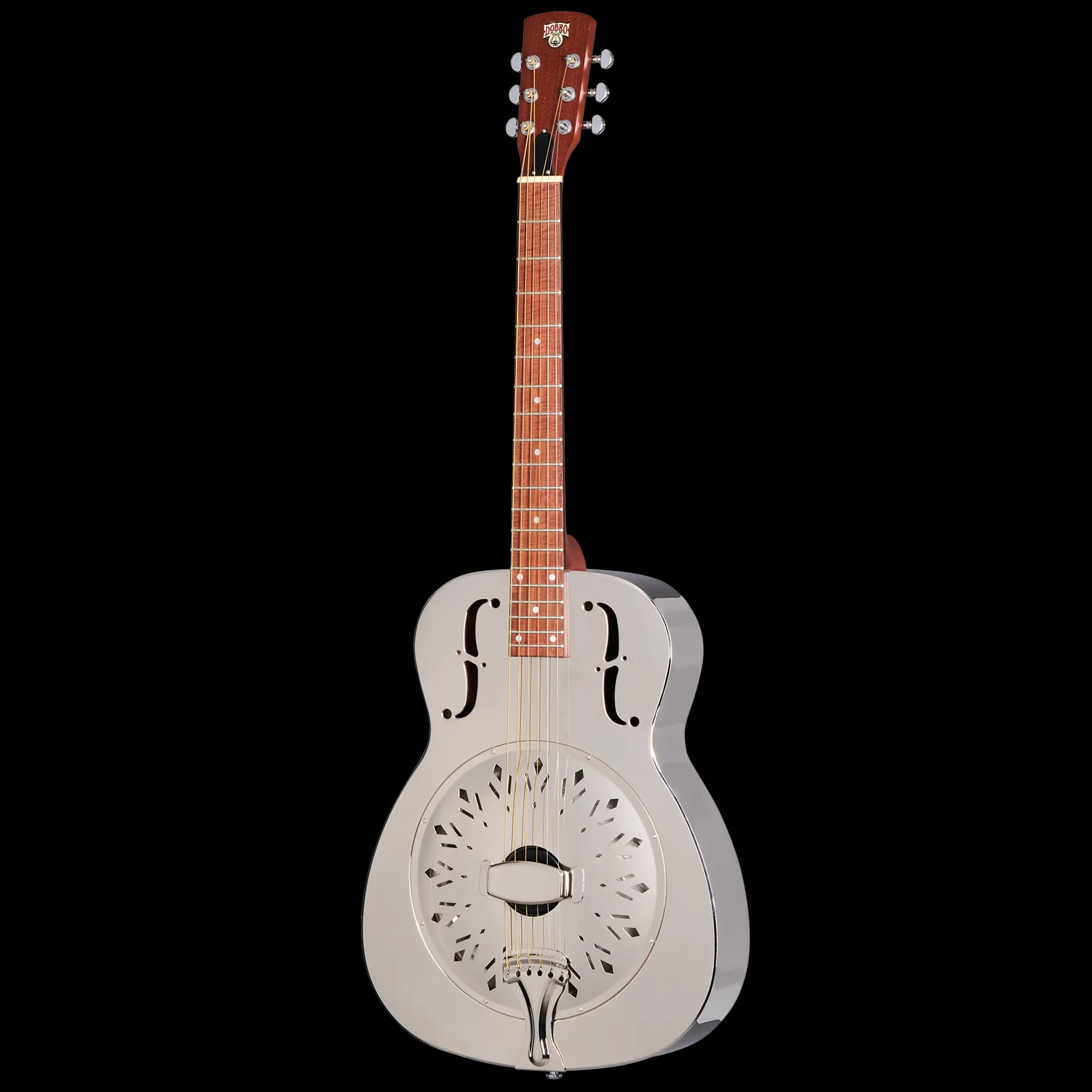Epiphone Dobro Hound Dog M-14 Metalbody (Round Neck), Nickel — photo 3