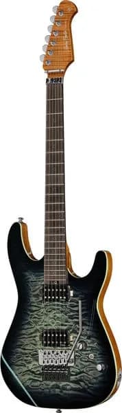 Harley Benton Fusion-IV HH RW FR QBLB