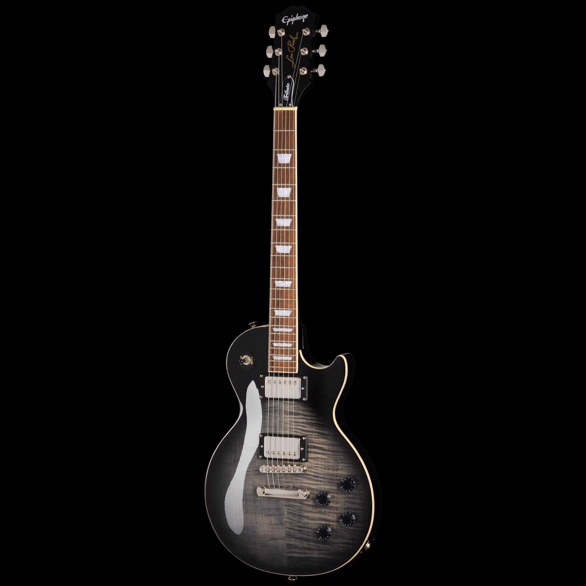 Epiphone Les Paul Tribute Plus, Ebony Burst — photo 3