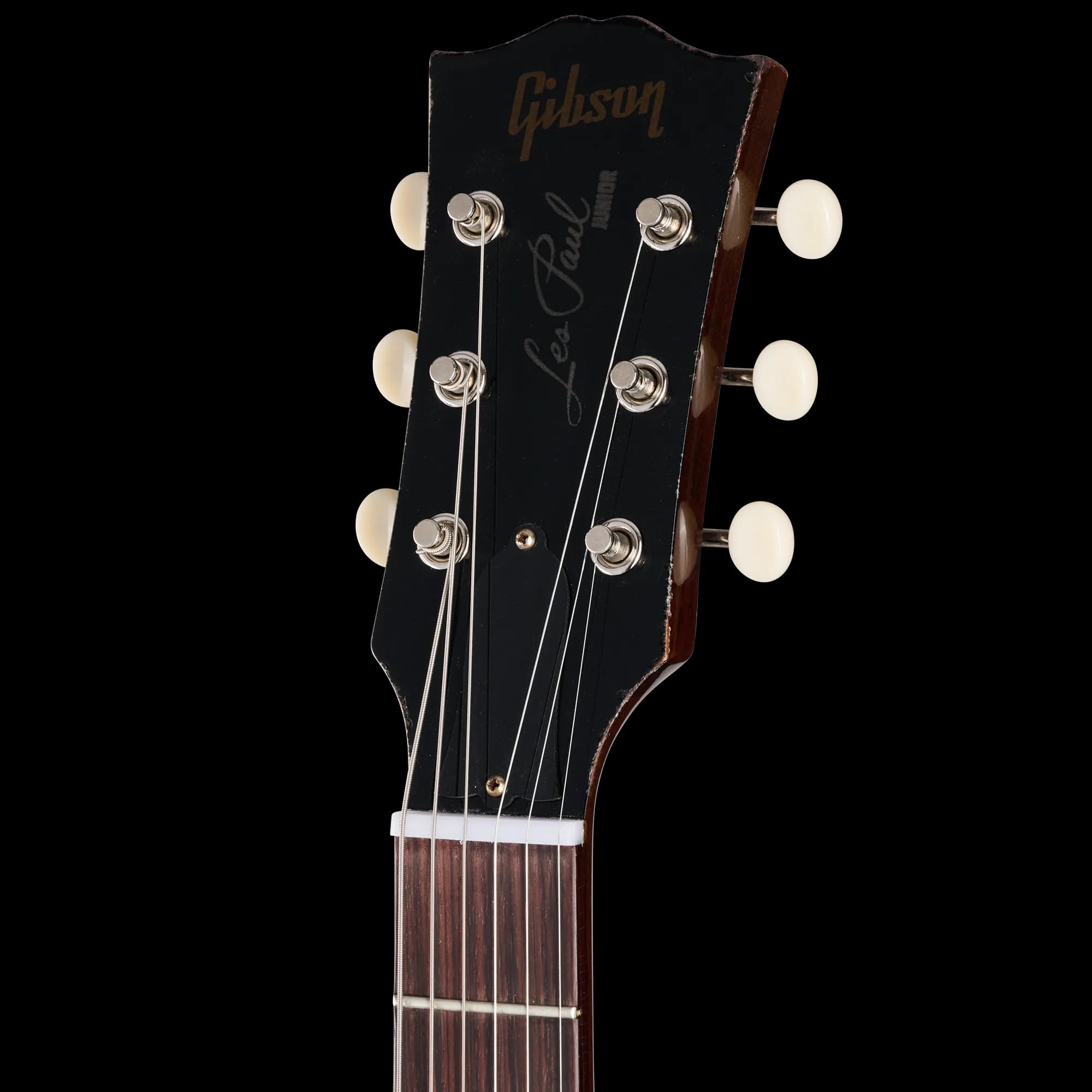 Gibson 1957 Les Paul Junior Reissue with Bigsby, Light Aged, Vintage Sunburst — photo 5