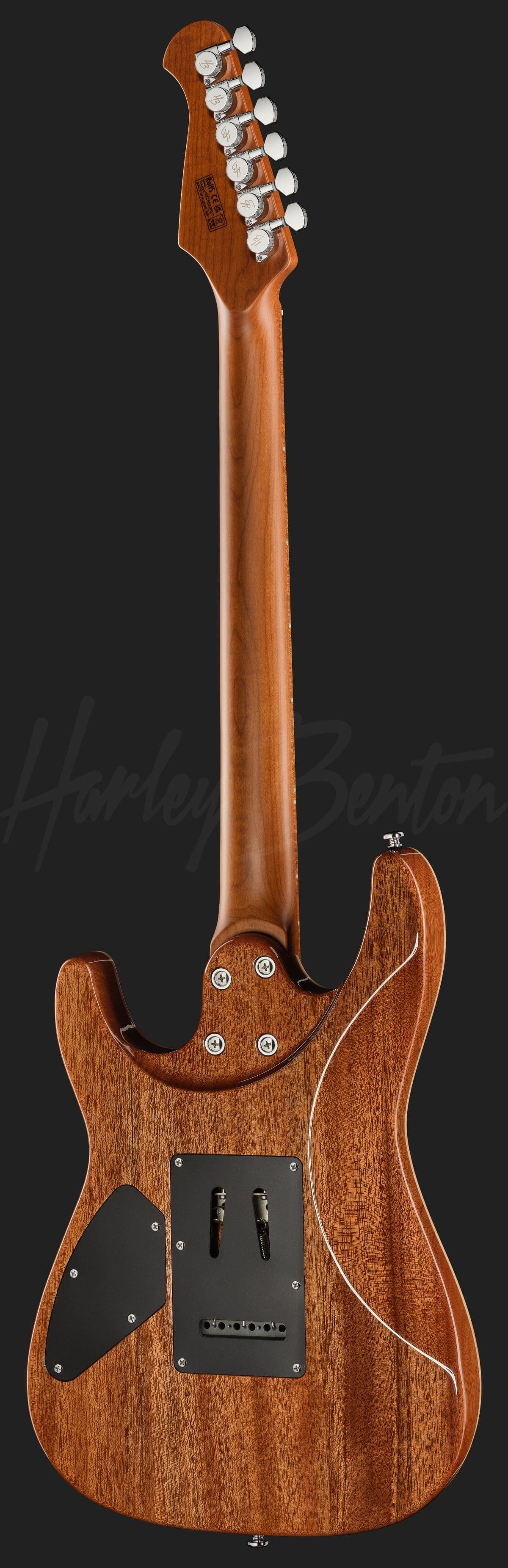 Harley Benton Fusion-IV HSS MN QBLB — photo 3