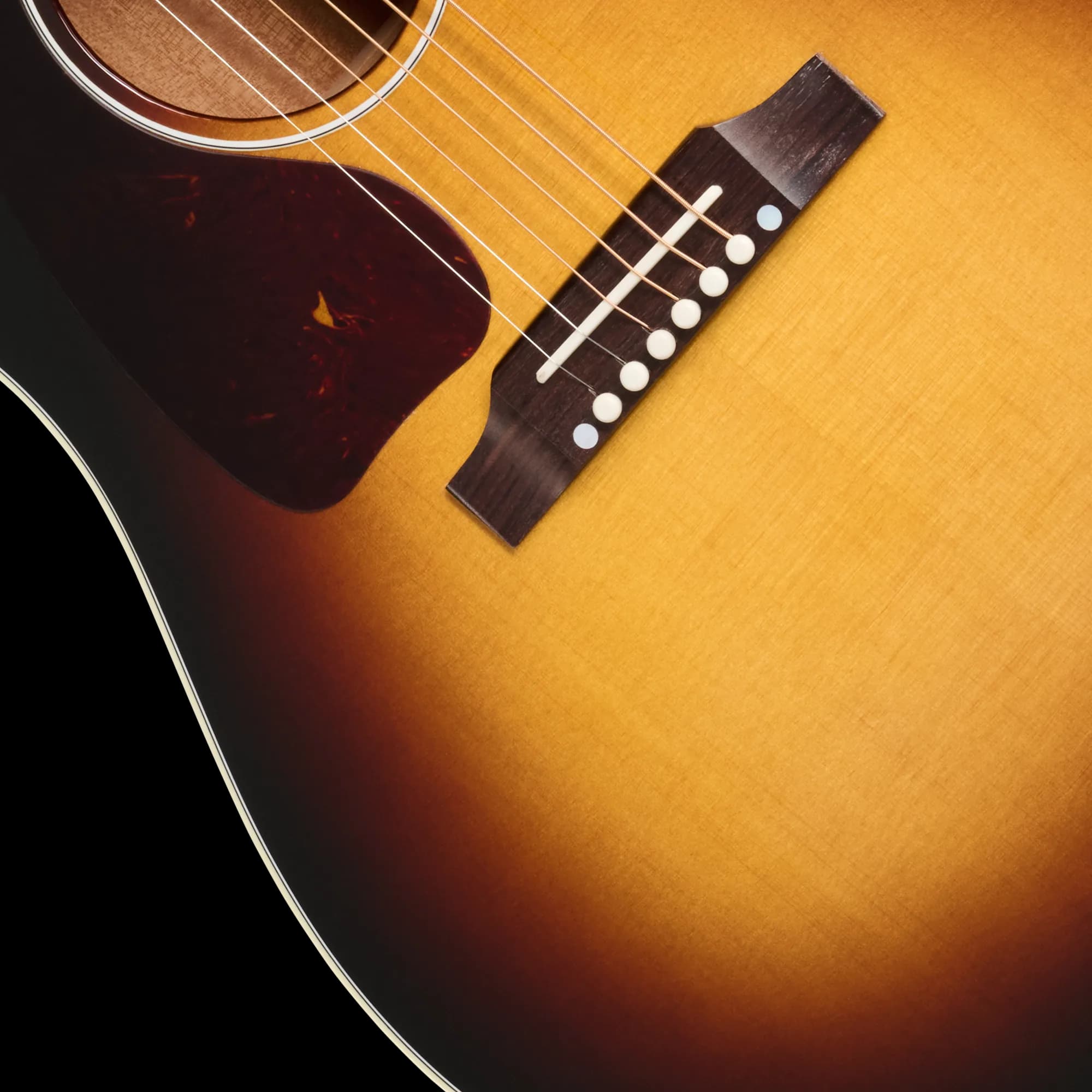 Gibson J-45 Standard, Left-Handed, Vintage Sunburst — photo 7