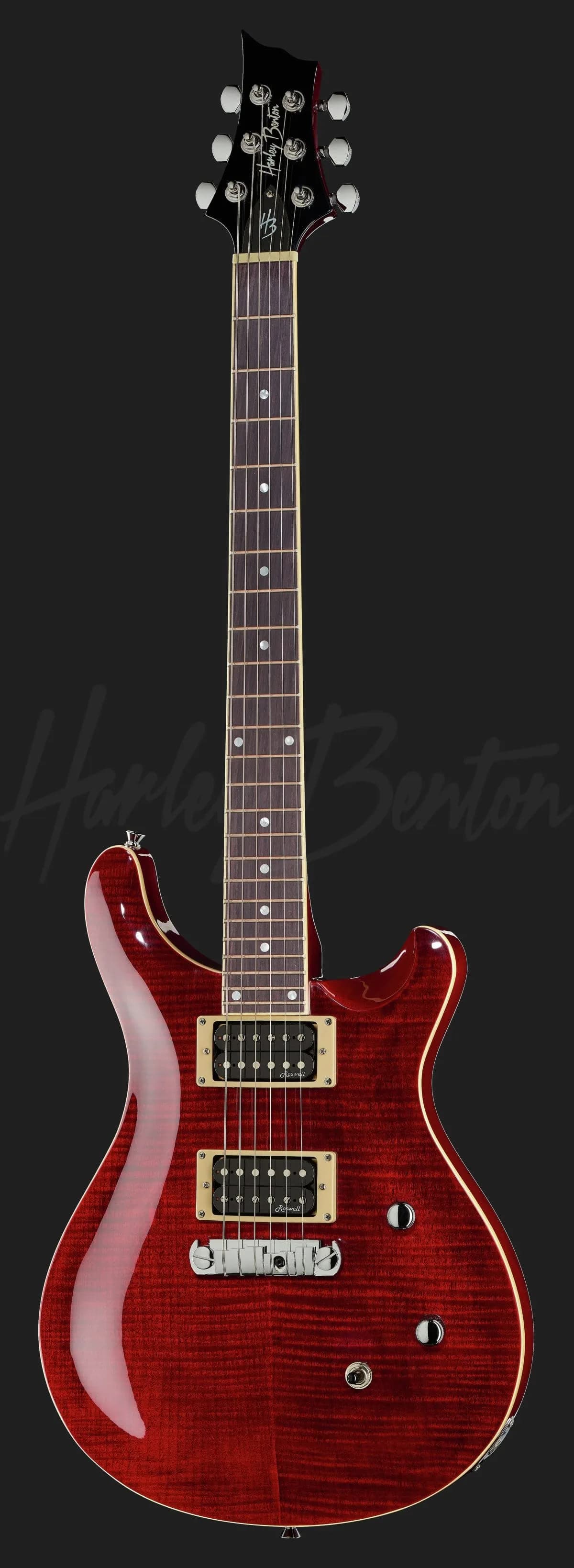 Harley Benton CST-24 Black Cherry Flame — photo 2