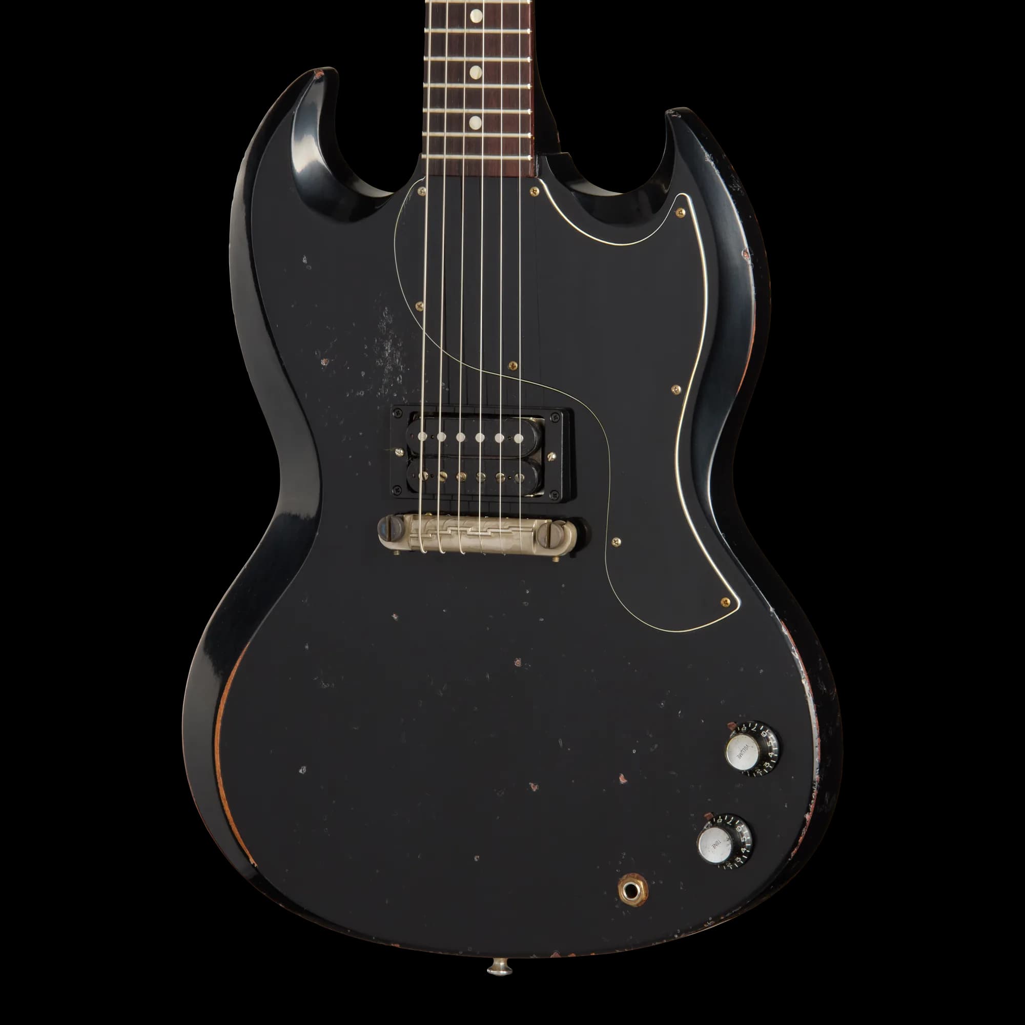 Gibson 1963 SG Junior Reissue, Heavy Aged, Ebony