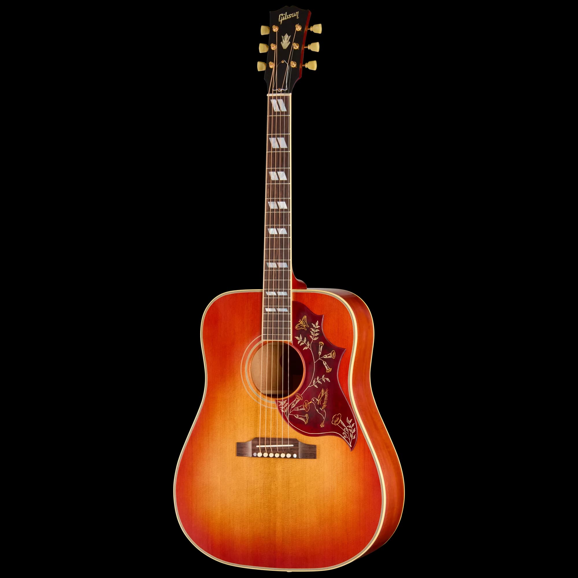 Gibson 1960 Hummingbird Reissue, Ultra Light Aged, Washed Cherry Sunburst — photo 3
