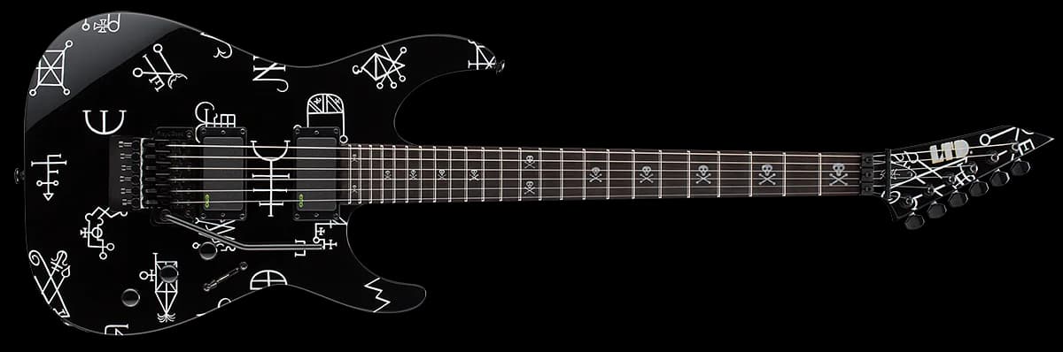 ESP LTD Kh Demonology BLACK W/ GRAPHIC