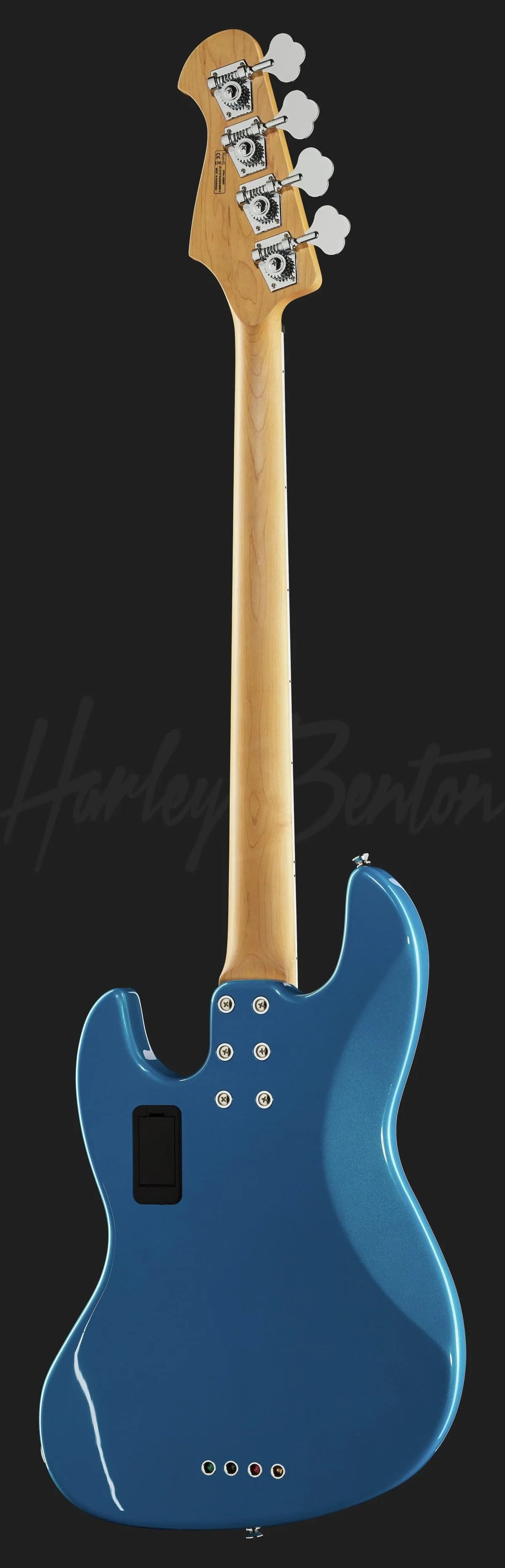 Harley Benton Enhanced MJ-4EB Lake Blue — photo 3