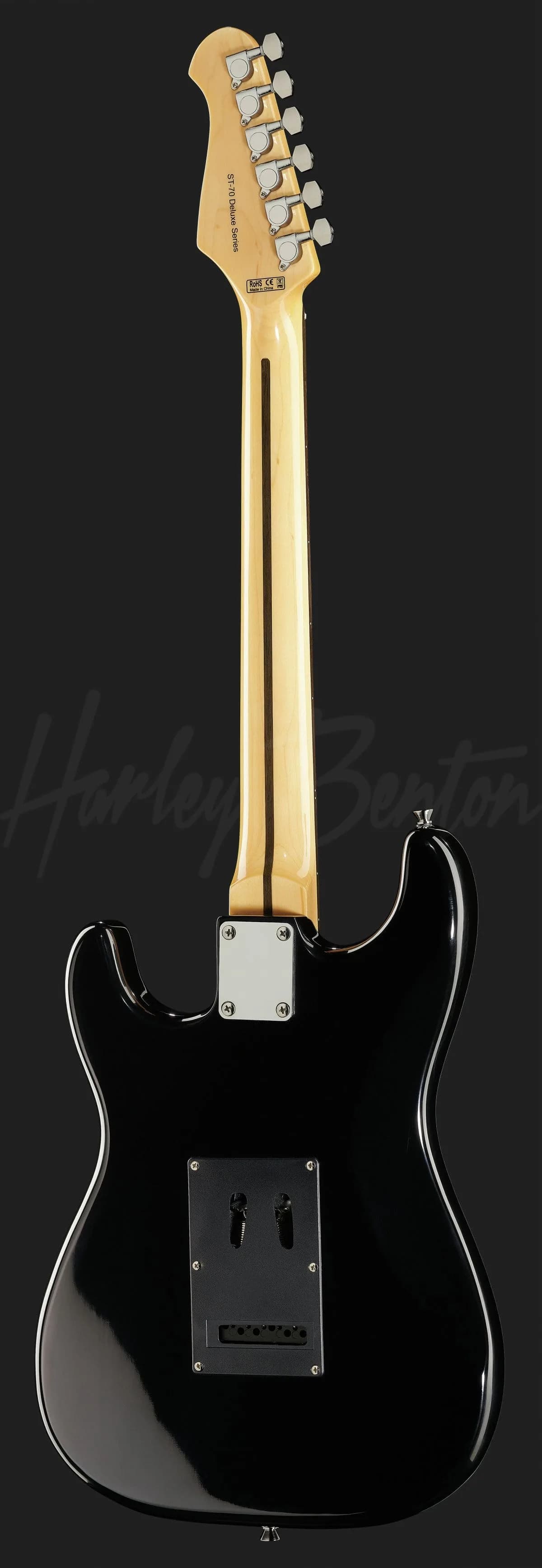 Harley Benton ST-70 Black Paisly — photo 3