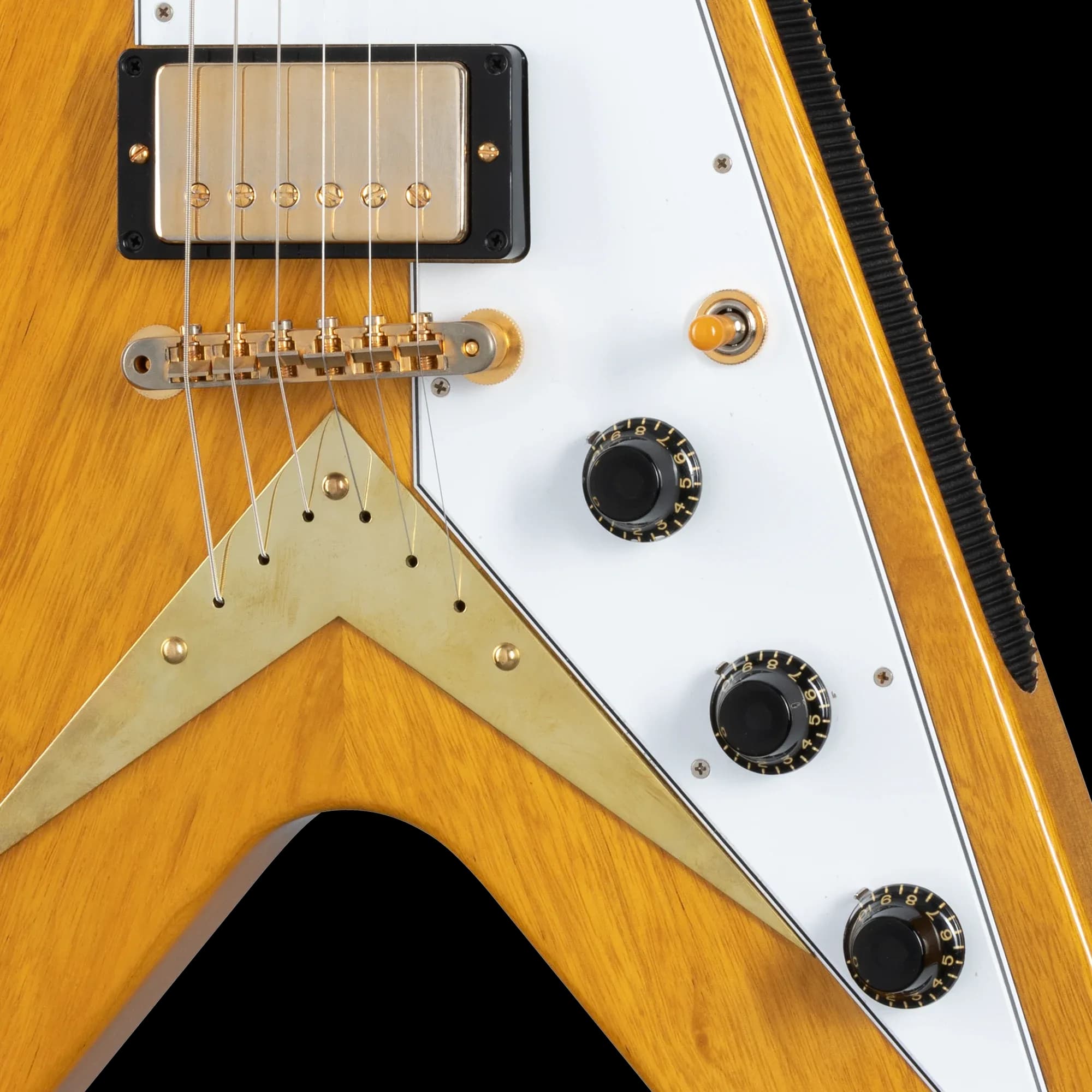 Gibson 1958 Korina Flying V Reissue, Natural — photo 7