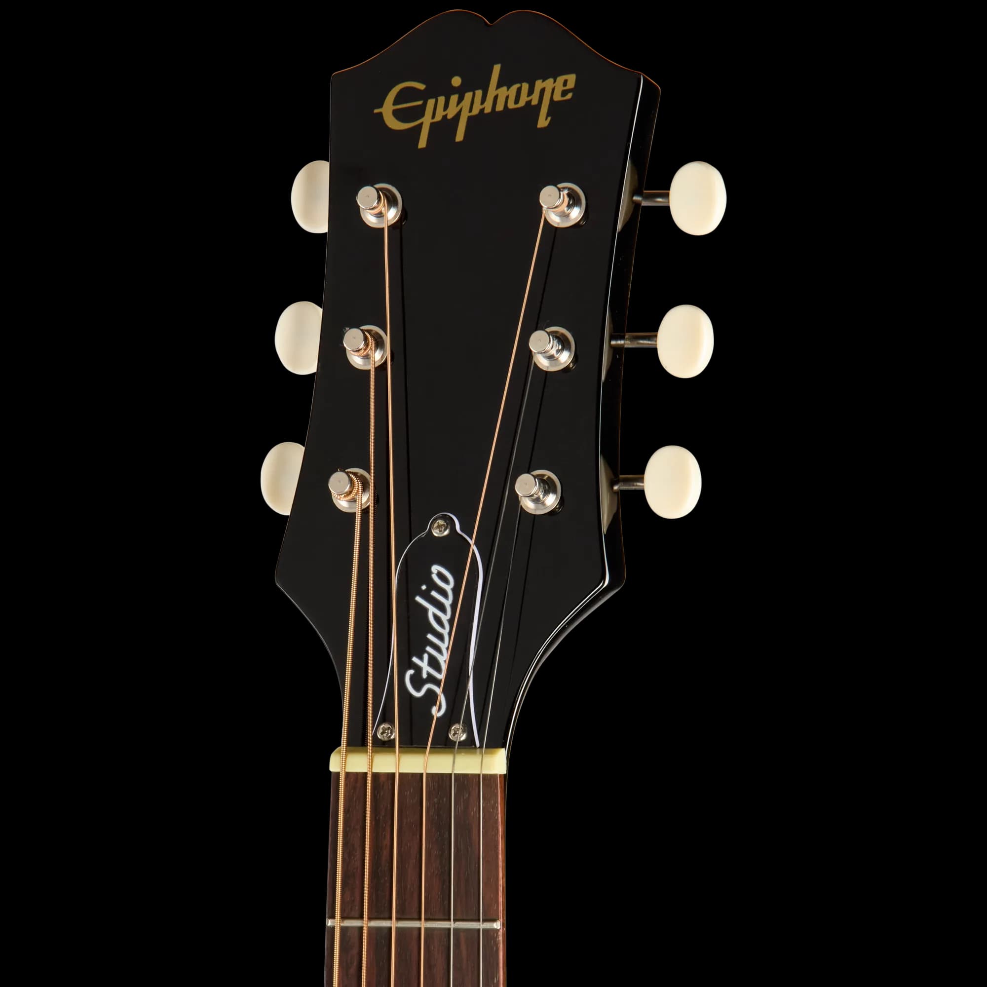 Epiphone J-45 Studio, Ebony, Exclusive — photo 5