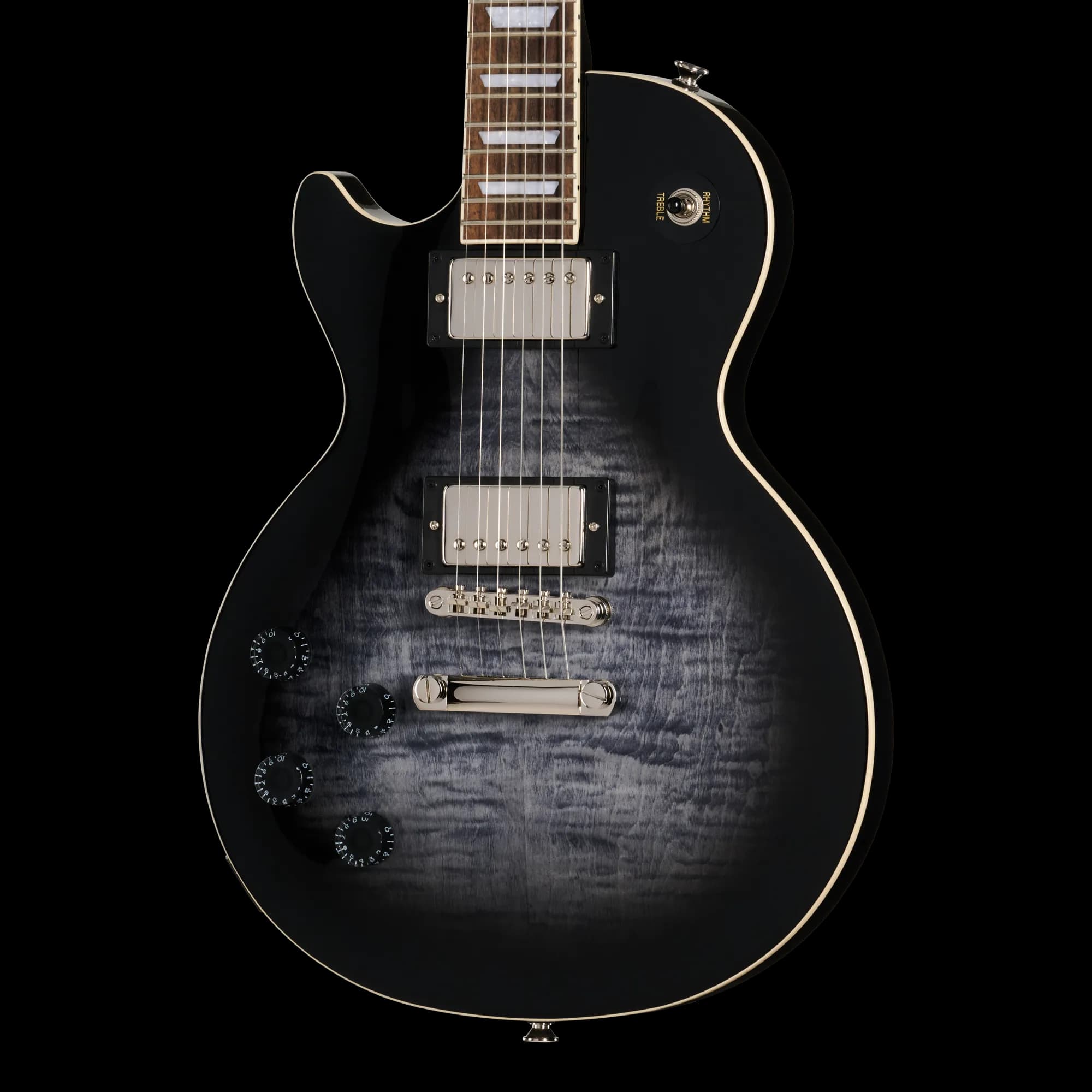 Epiphone Les Paul Tribute Plus, Left-Handed, Ebony Burst