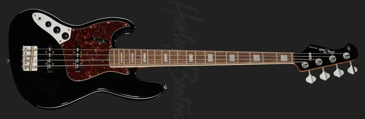 Harley Benton MV-4JB LH Black — photo 2