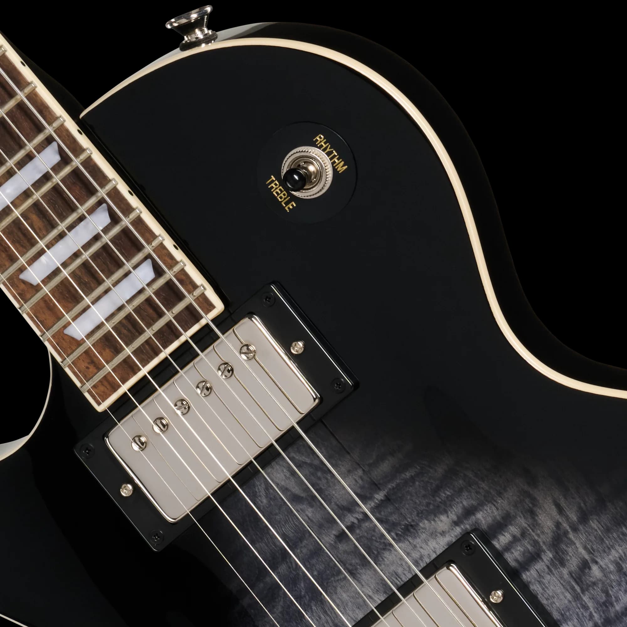 Epiphone Les Paul Tribute Plus, Left-Handed, Ebony Burst — photo 7